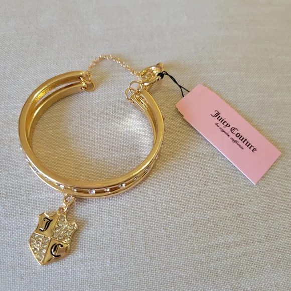 🩷🩷JUICY COUTURE DOUBLE BANGLE BRACELET🩷🩷 - Picture 4 of 6